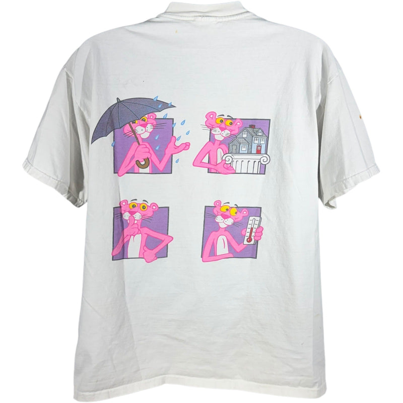 Vintage Pink Panther Cartoon Pocket Tee