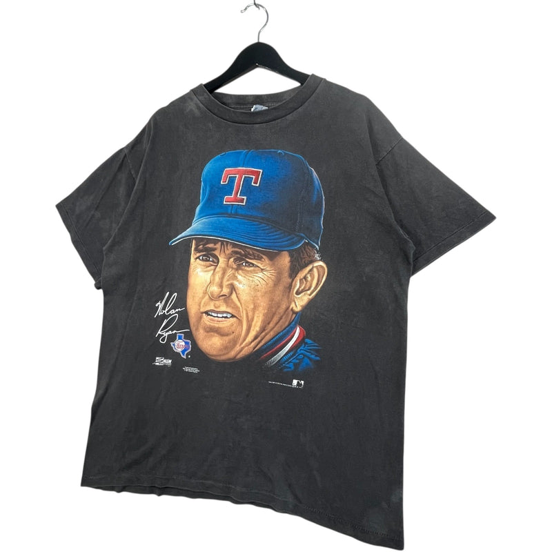 Vintage Salem Texas Rangers Nolan Ryan #34 Portrait MLB Tee