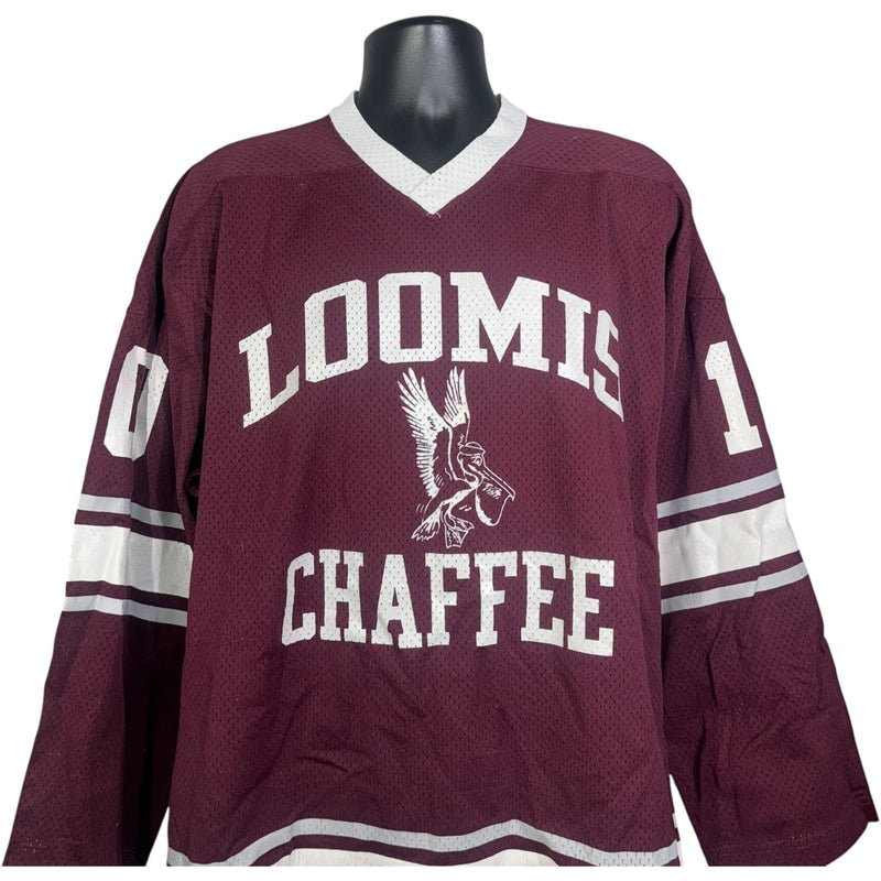 Vintage Champion Loomis Chaffee Hockey Jersey 80s