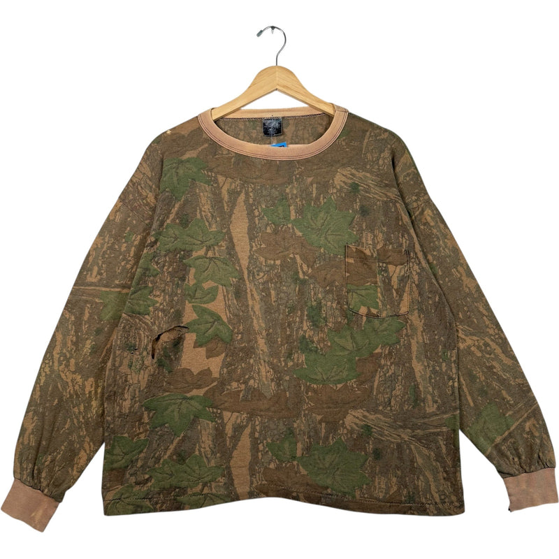 Vintage Distressed Camo Long Sleeve