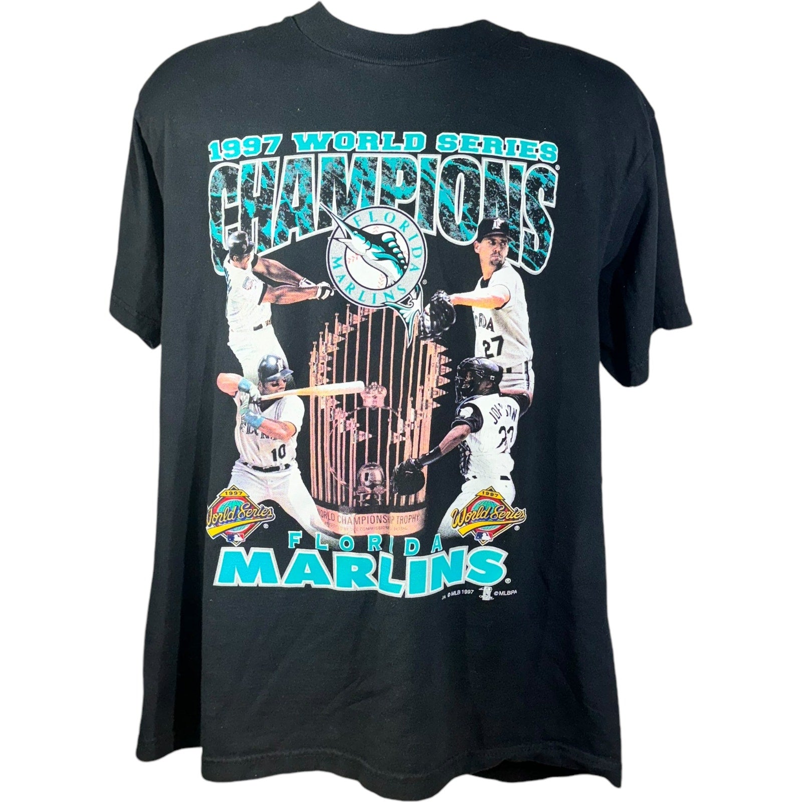 Vintage Florida Marlins World Series Champions Tee 1997