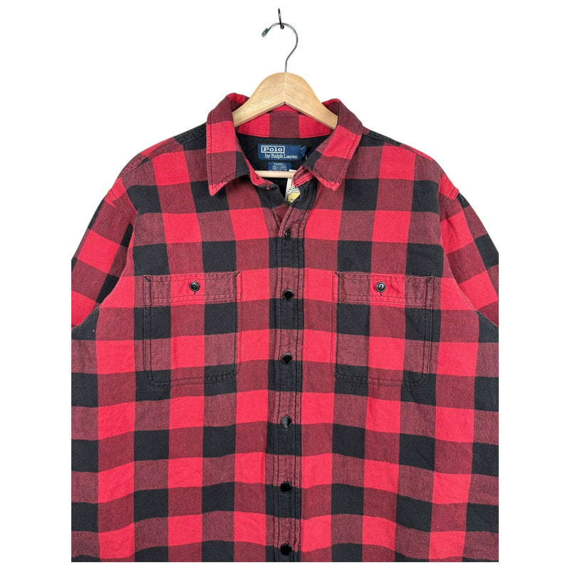 Vintage Polo Ralph Lauren Farrell Flannel Long Sleeve Button Up