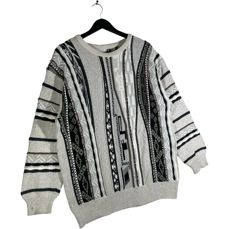 Vintage 3D Knit Sweater