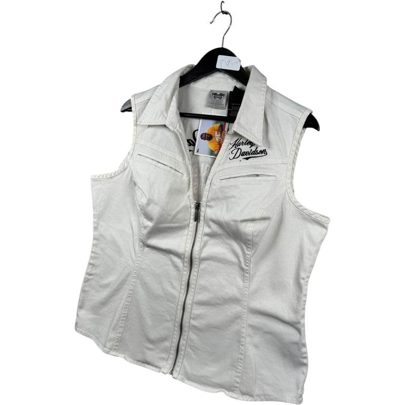 Vintage Harley Davidson Biker Vest