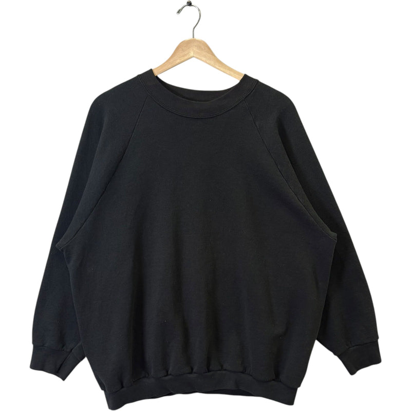 Vintage Fruit of the Loom Black Crewneck