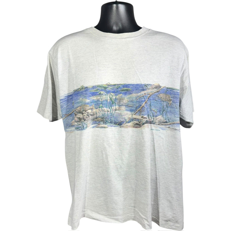 Vintage Northern Reflections Marine Wildlife Wraparound Tee