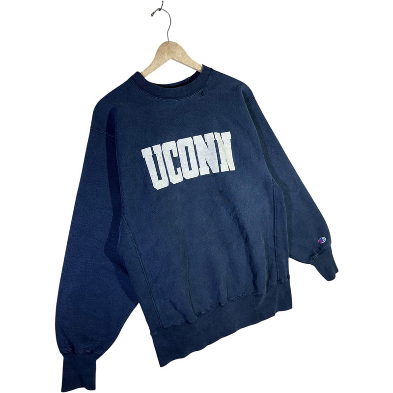 Vintage Champion UConn Huskies University of Connecticut Crewneck
