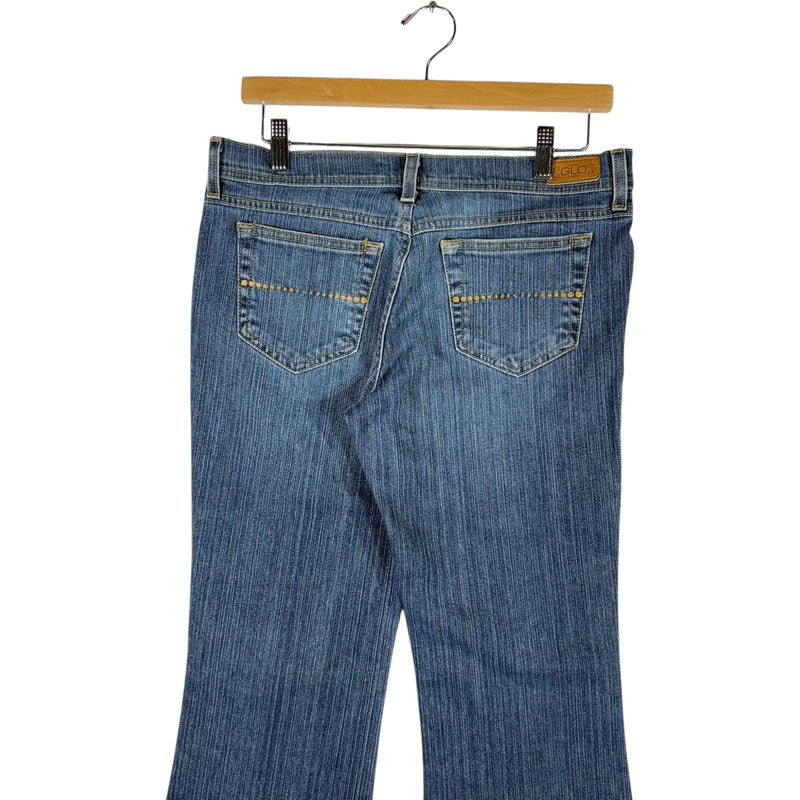 Vintage Glo Flared Denim Jeans 9