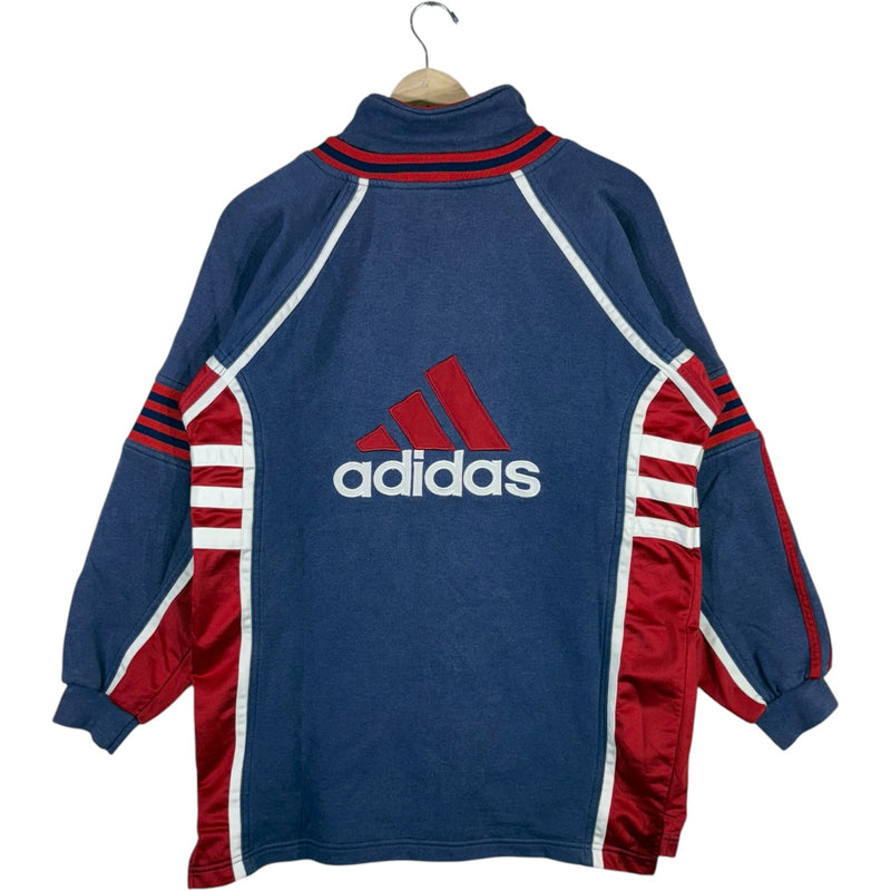 Vintage Adidas Striped Full Zip Track Jacket