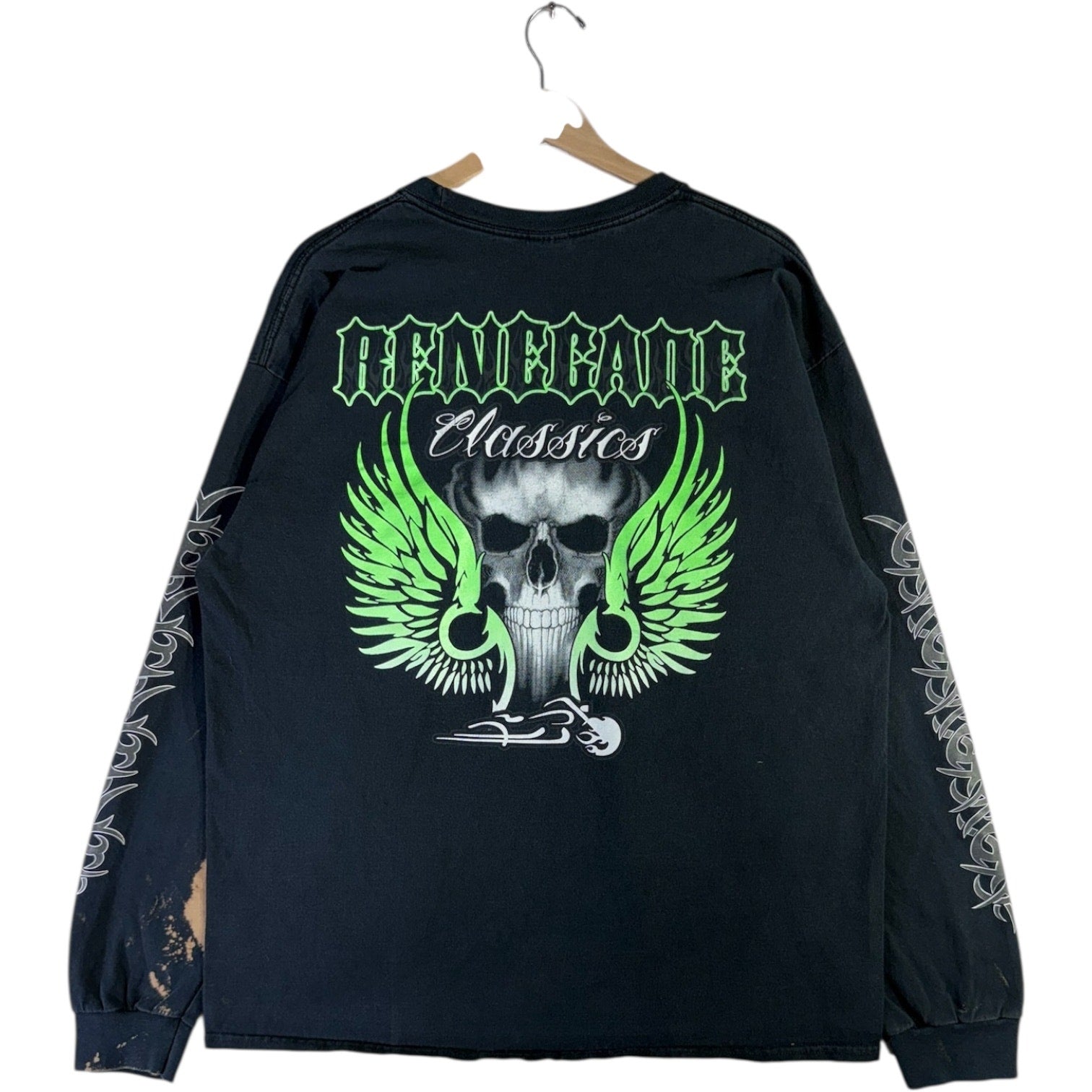 Vintage Renegade Classics Skull Wings Long Sleeve