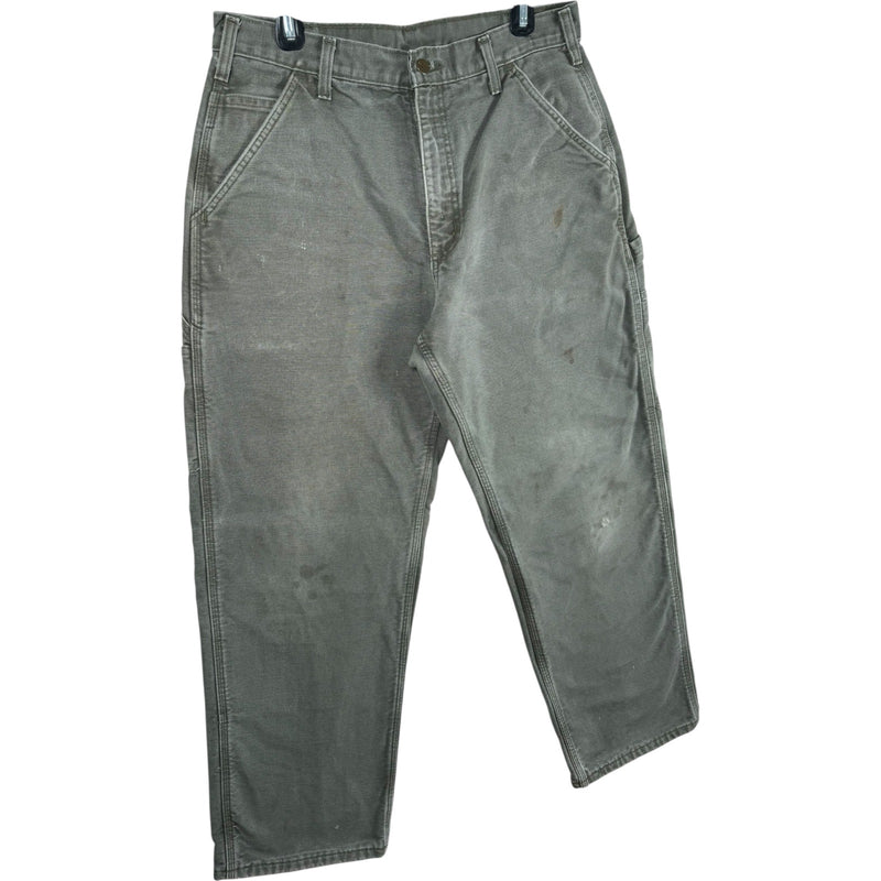Vintage Carhartt Carpenter Canvas Work Pants 33