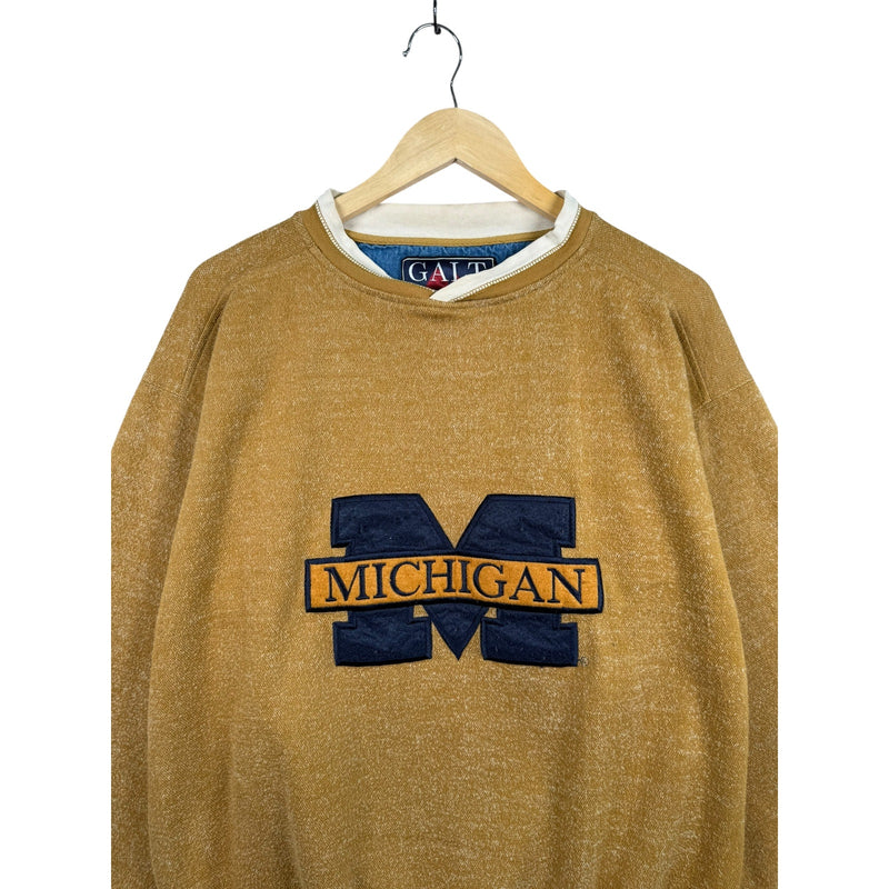 Vintage Michigan Embroidered Sweatshirt Crewneck