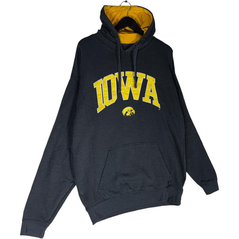 Vintage University Of Iowa Spellout Hoodie