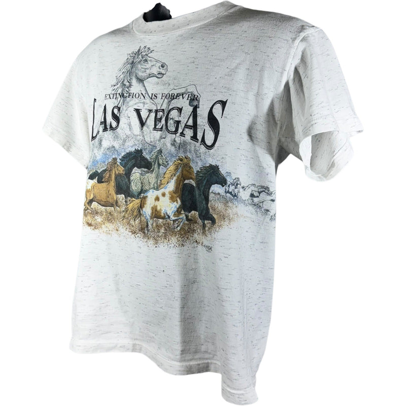 Vintage Las Vegas "Extinction Is Forever" Running Horses Tee