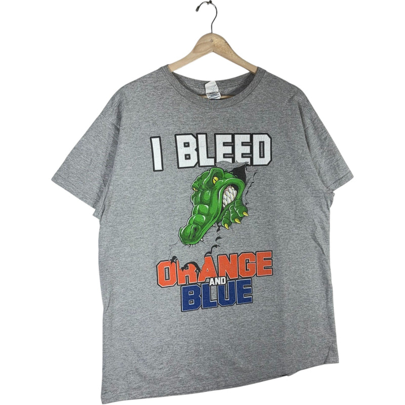 Vintage Bleed Orange & Blue I Give So Others Live Tee