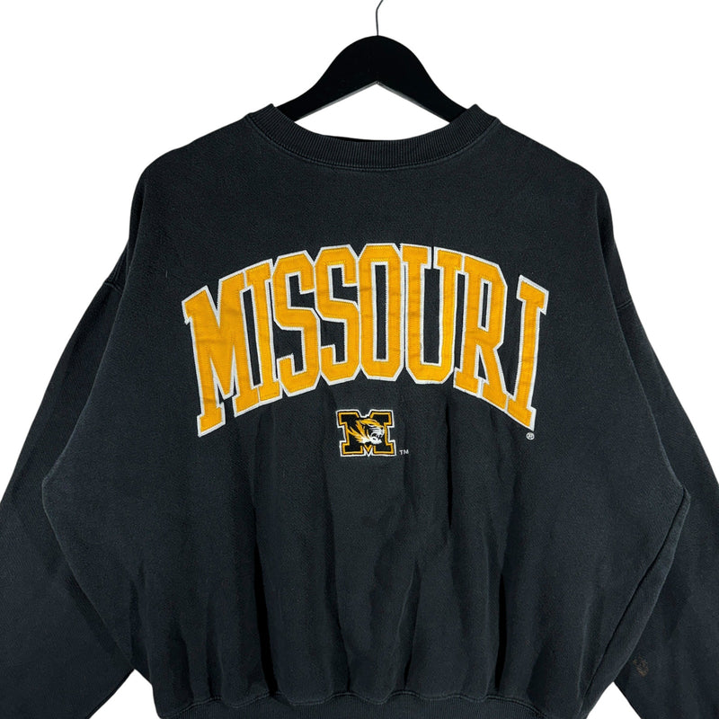 Vintage University Of Missouri Spellout Crewneck