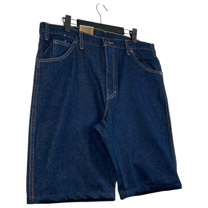 Vintage Dickies Regular Fit Dark Wash Denim Shorts 36