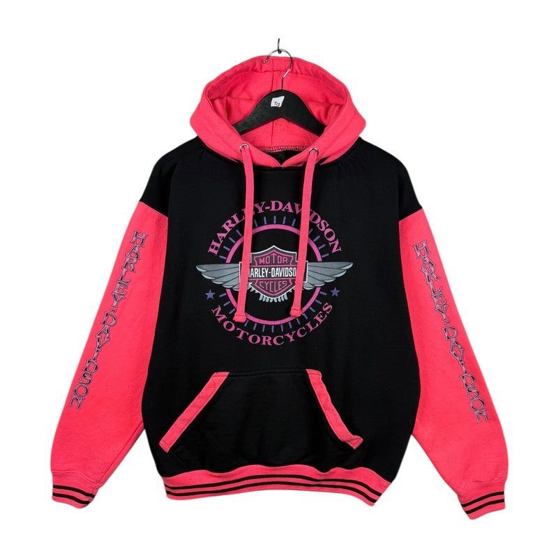 Vintage Harley Davidson Wing Logo Hoodie