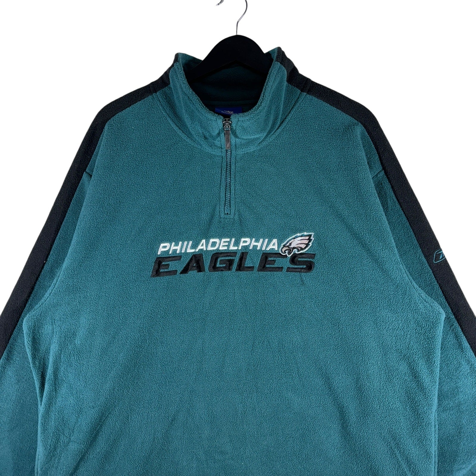 Vintage Reebok Philadelphia Eagles 1/4 Zip NFL Fleece