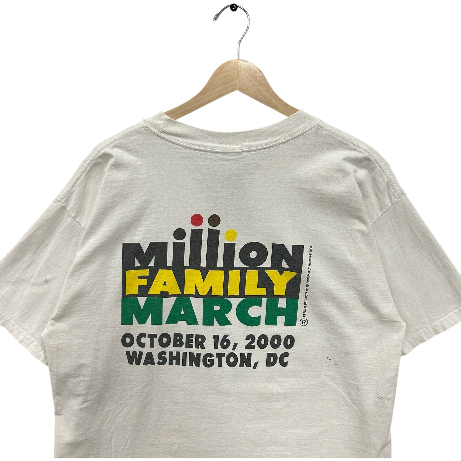 Vintage Million Family March Double Sided Spellout Promo Tee