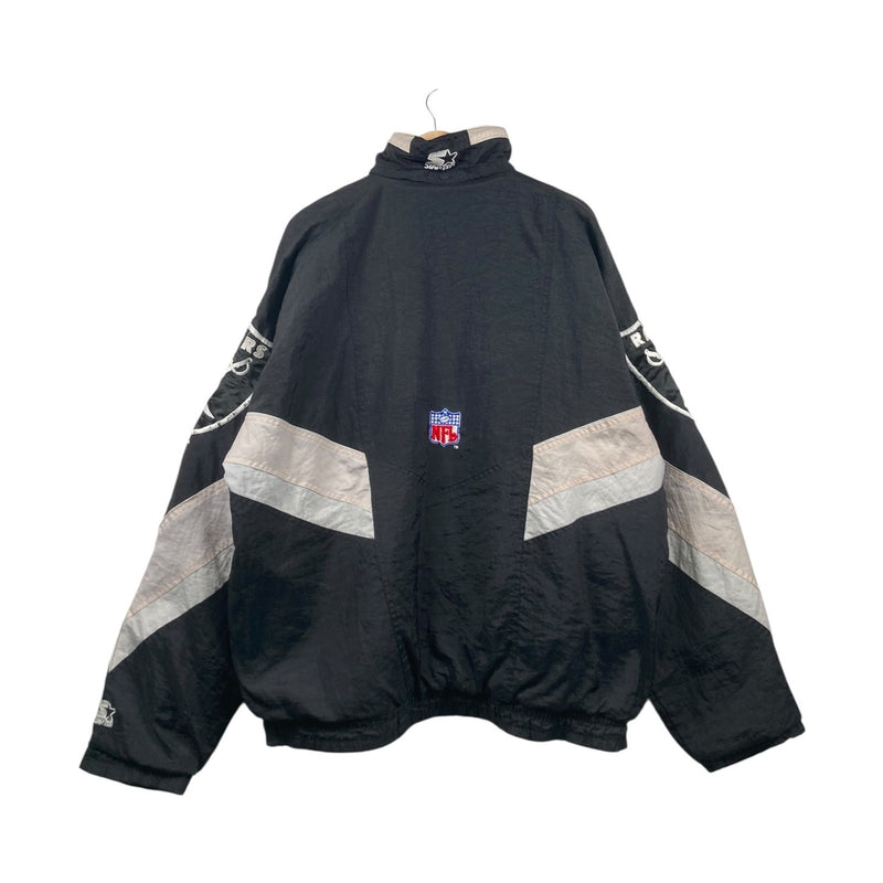 Vintage Starter Las Vegas Raiders Snap Button NFL Jacket