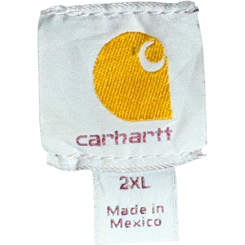 Vintage Carhartt Canvas Full Zip Hooded Workwear Jacket