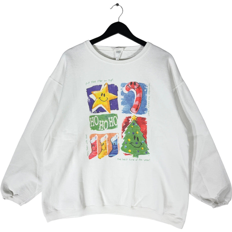 Vintage Christmas Graphic Quotes Crewneck