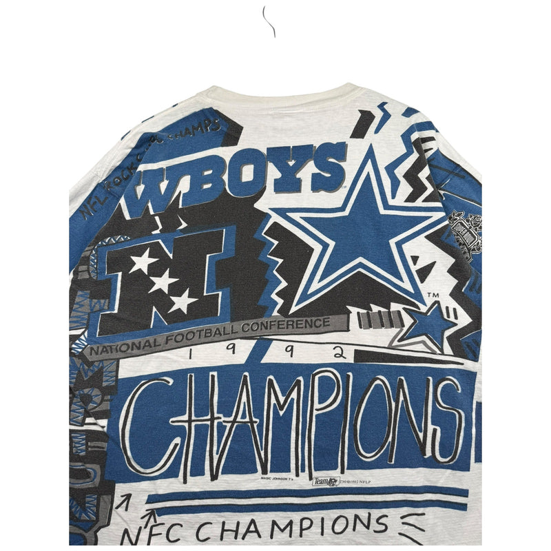 Vintage Dallas Cowboys 1992 NFC Champions NFL T-Shirt