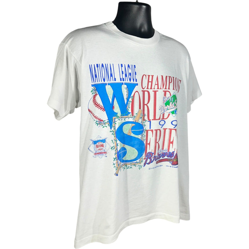 Vintage Atlanta Braves World Series Champs Tee 1991