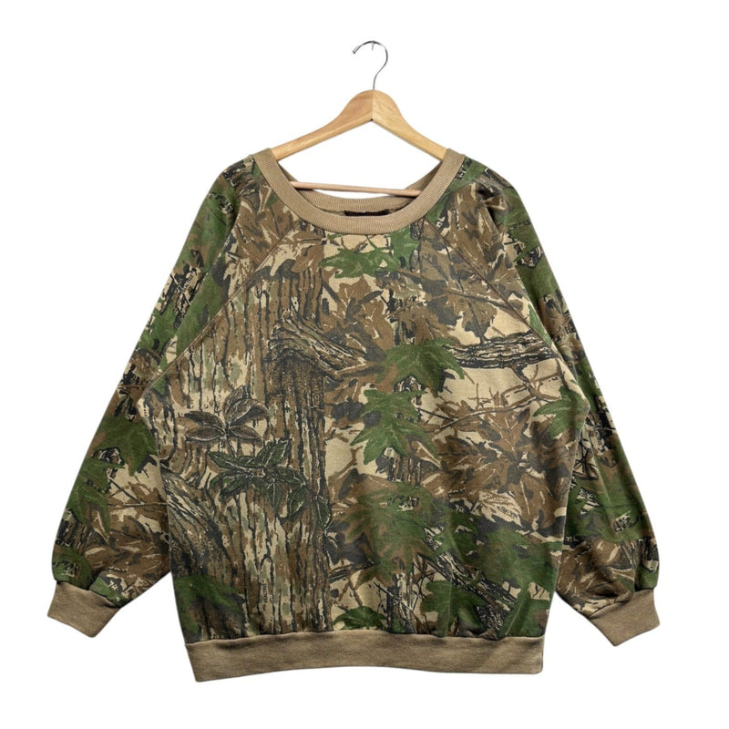 Vintage Liberty Real Tree Camouflage AOP Crewneck