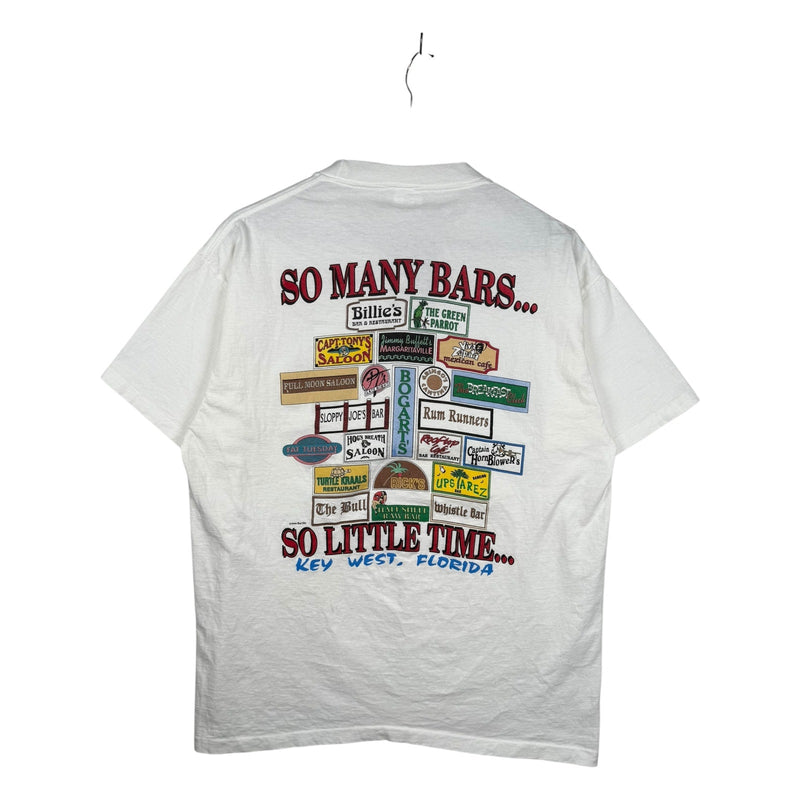 Vintage Key West So Many Bars So Little Time T-Shirt