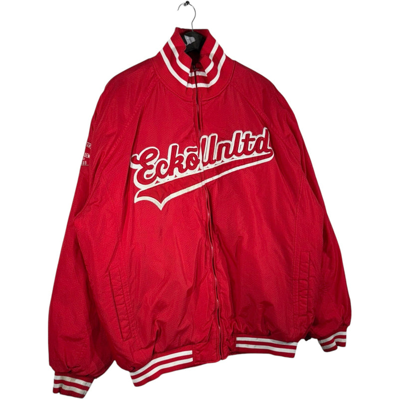 Vintage Ecko Unltd Patch Spellout Full Zip Bomber Jacket