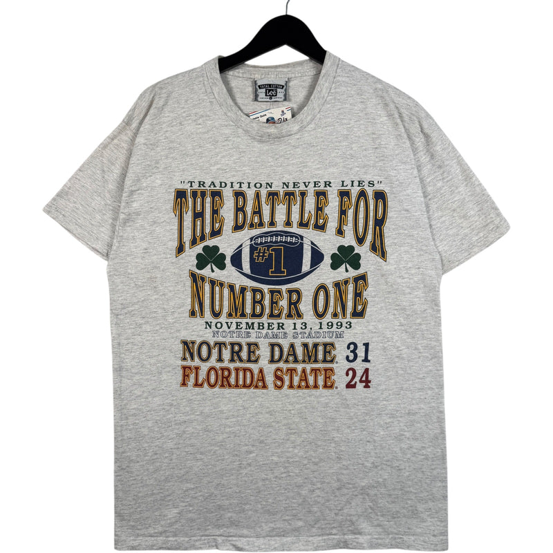 Vintage Notre Dame Vs. Florida State Football Tee