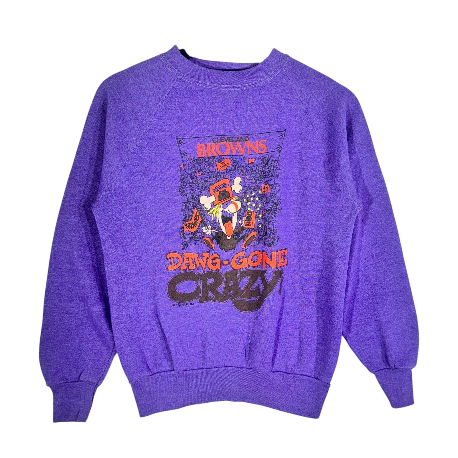 Vintage Cleveland Browns "Dawg-Gone Crazy" NFL Crewneck