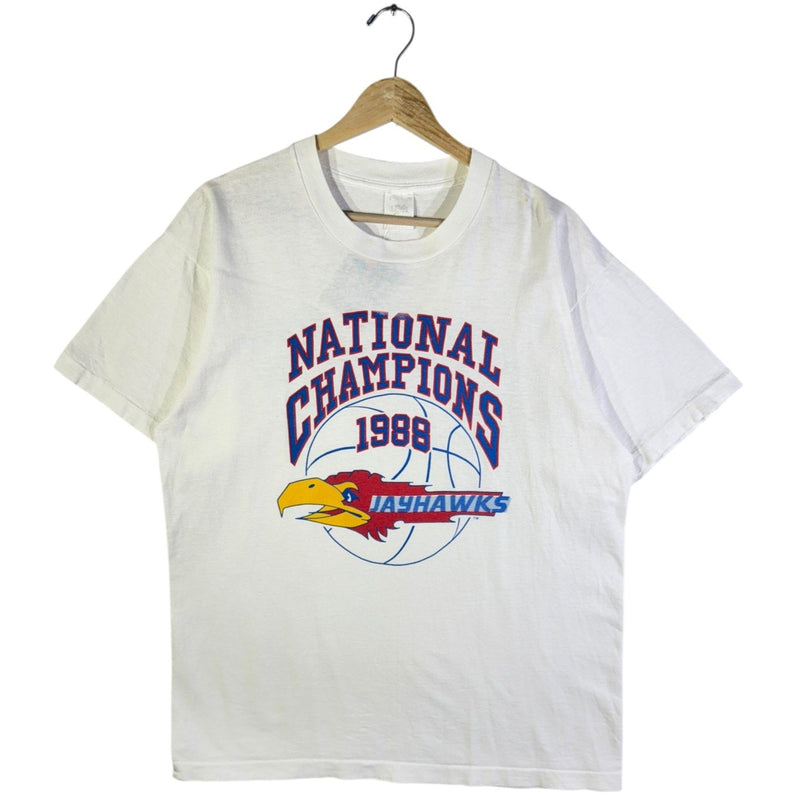 Vintage 1988 Kansas Jayhawks NCAA National Champions T-Shirt