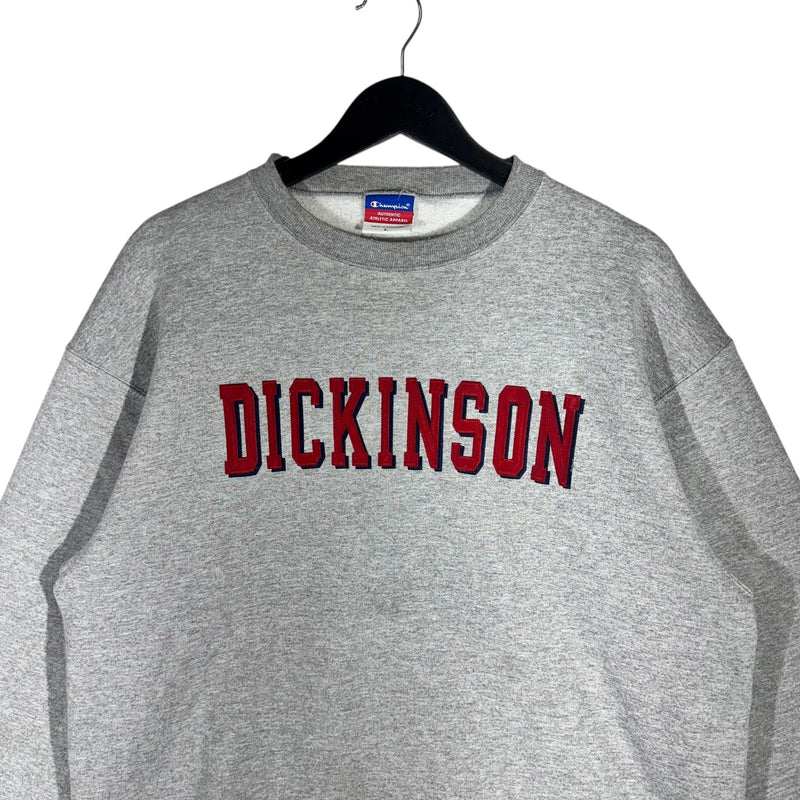 Vintage Champion Dickinson University Spellout Crewneck