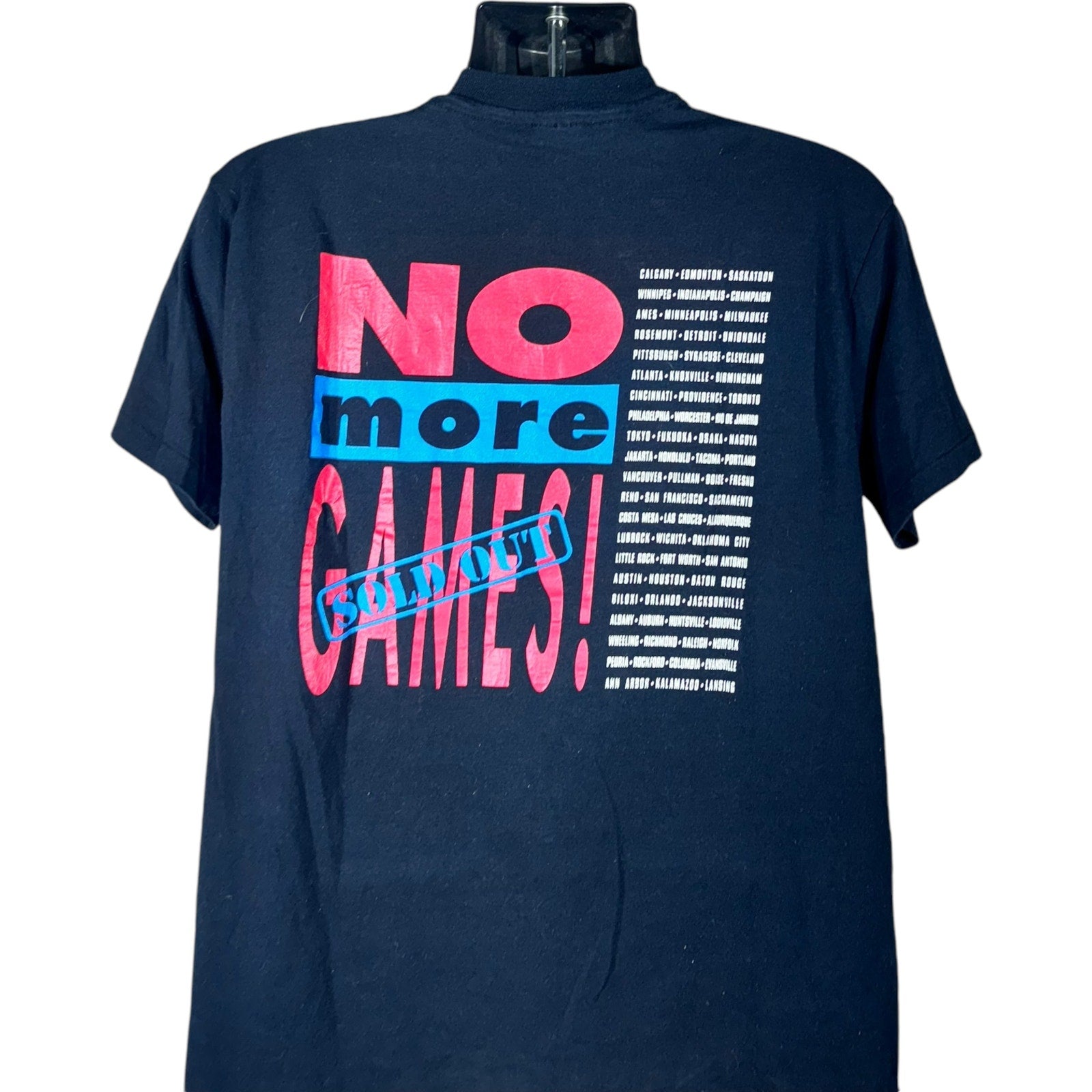 Vintage New Kids on The Block "No More Games" Tour Tee 90s