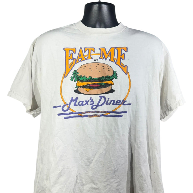 Vintage Max's Diner "Eat Me" Restaurant Souvenir Tee 90s