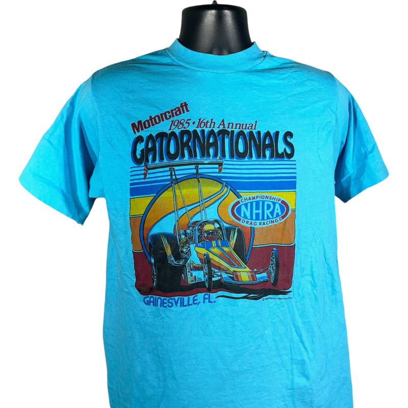 Vintage 16th Annual Gatornationals Drag Racing Tee 1985