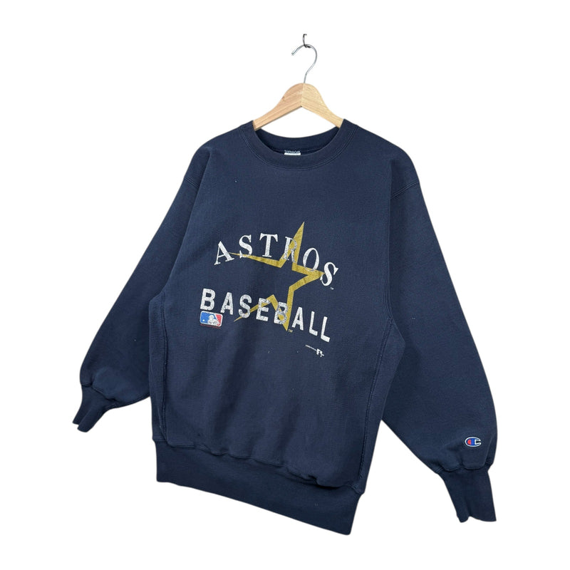 Vintage Champion Houston Astros MLB Logo Crewneck