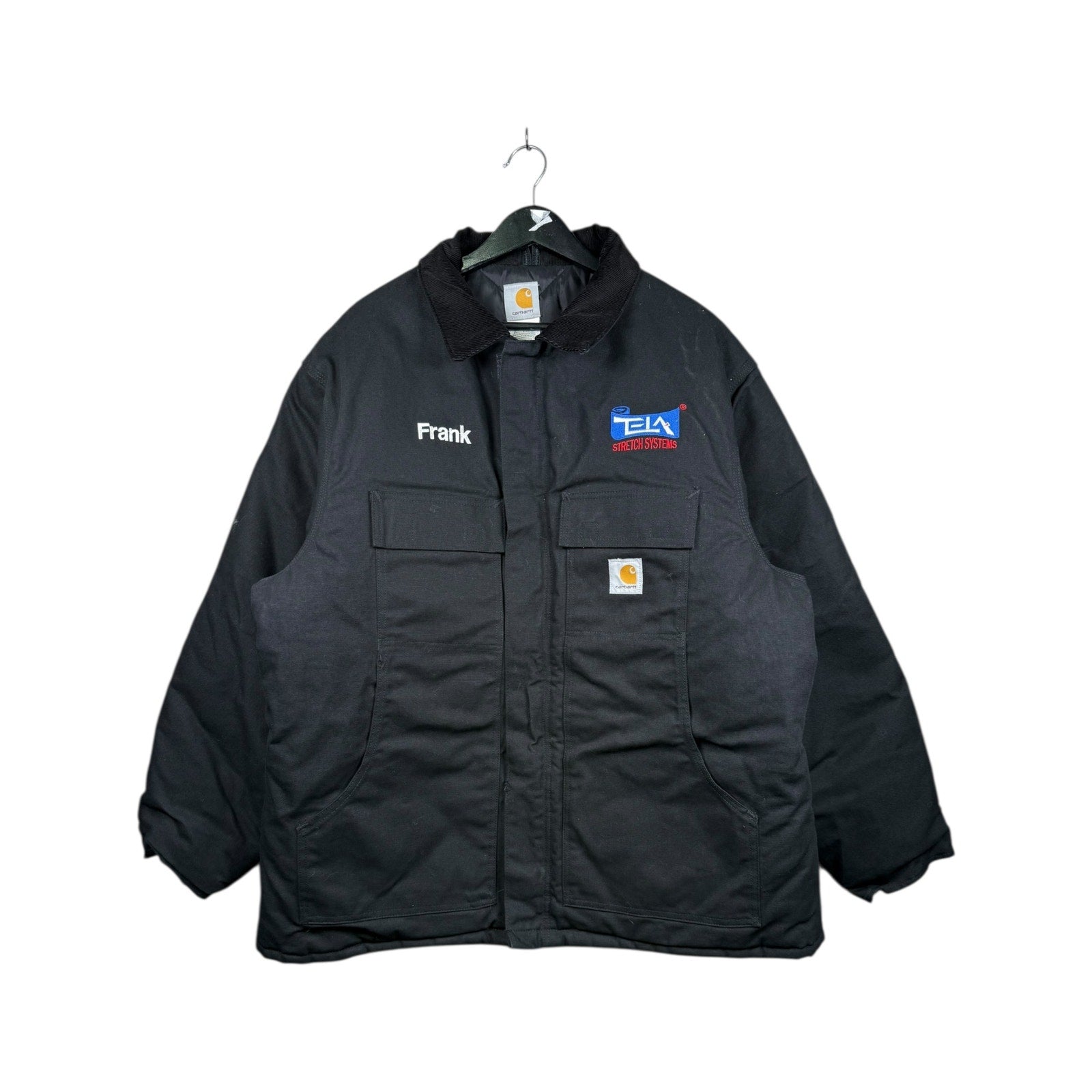 Vintage Carhartt Black TCA Stretch Systems Workwear Jacket