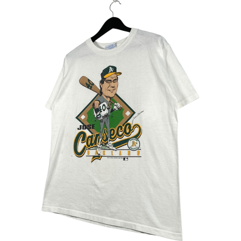Vintage Oakland Athletics Jose Canseco MLB T-Shirt 90s