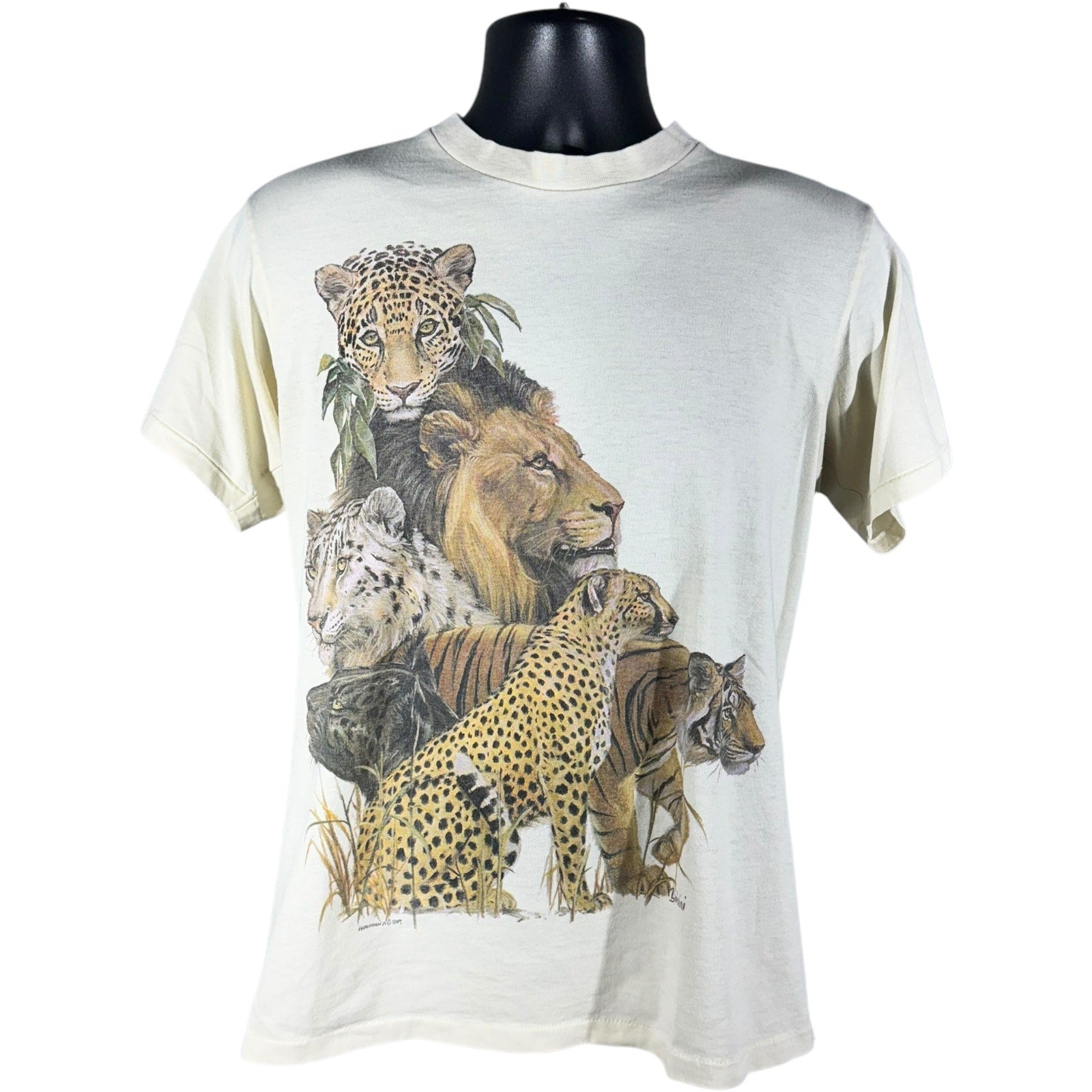 Vintage Big Cats Wildlife Tee