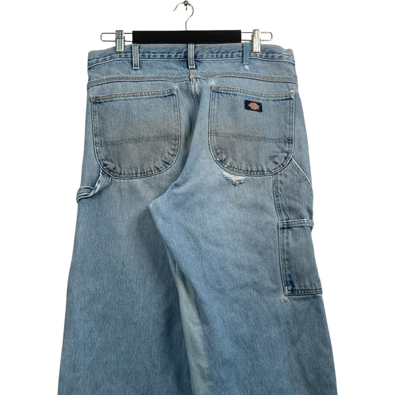 Vintage Cut & Sew Dickies Denim Carpenter Pants 34 x 30