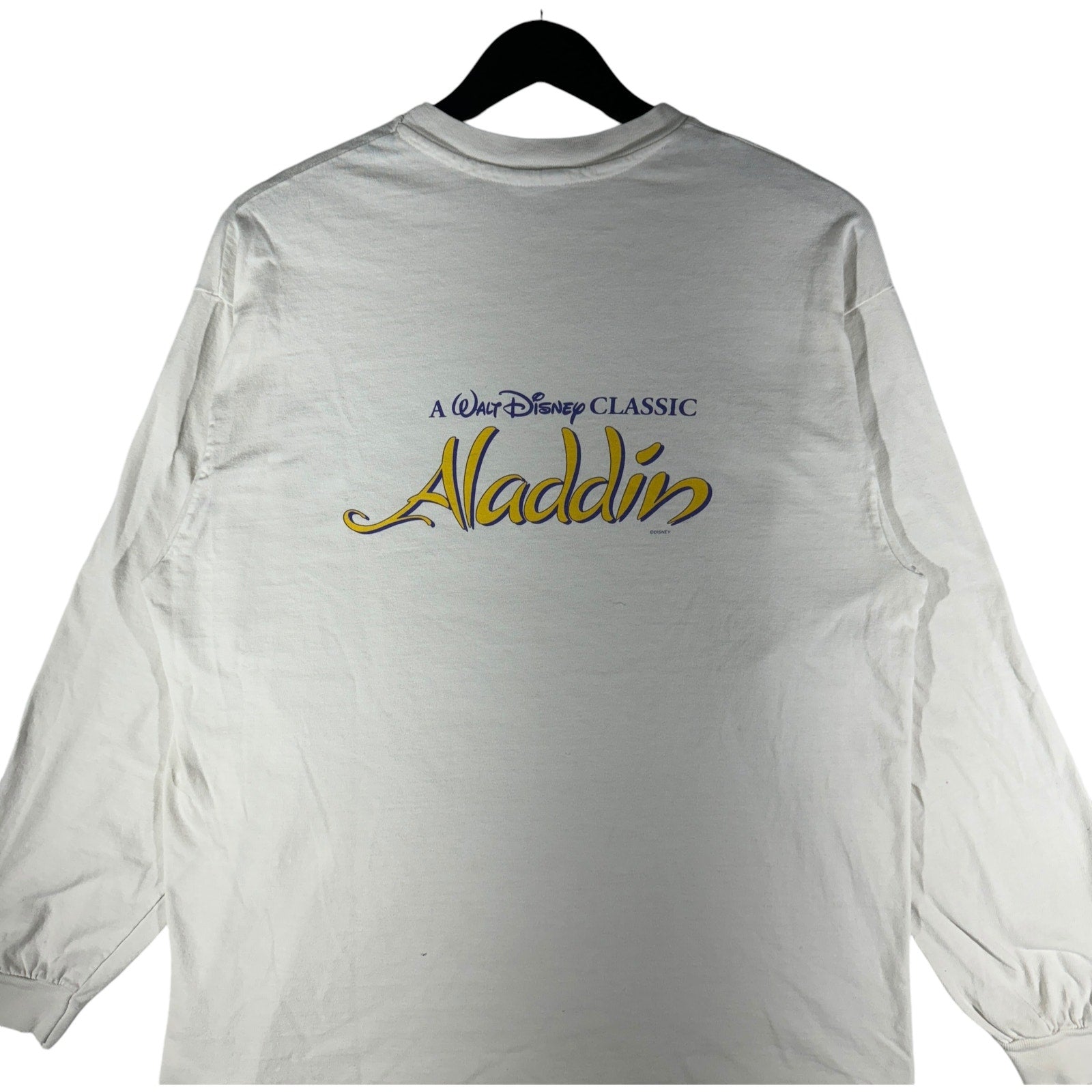 Vintage Disney Aladdin Movie Promo Spellout Long Sleeve