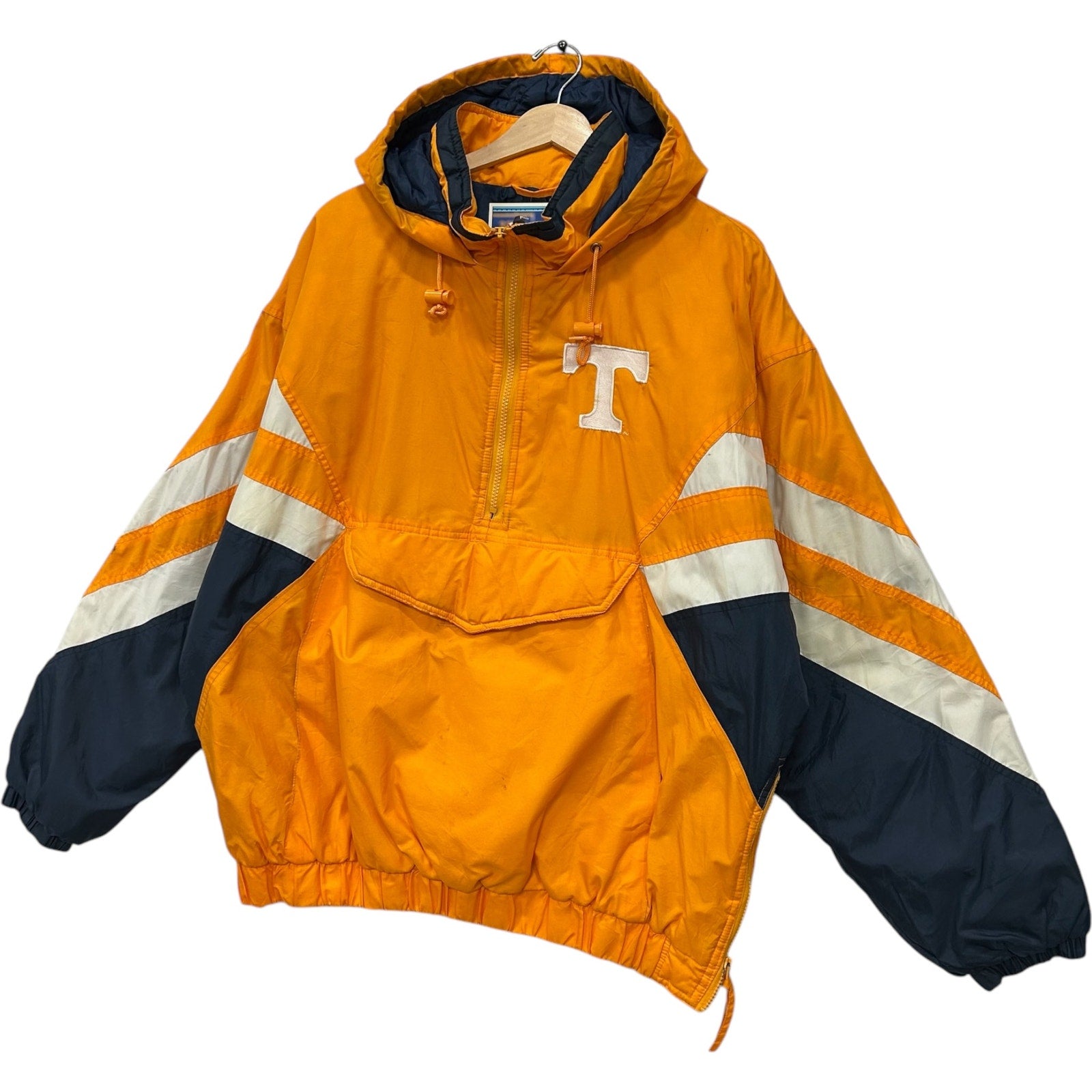 Vintage University of Tennessee Logo Hooded Anorak Jacket