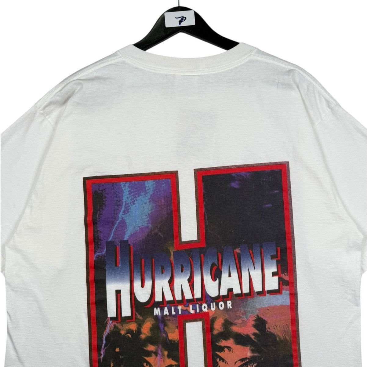 Vintage Hurricane Malt Liquor Promo T-Shirt