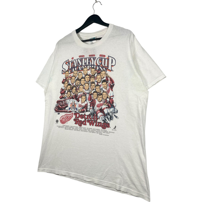 Vintage Detroit Red Wings Stanley Cup Champions NHL T-Shirt 90s