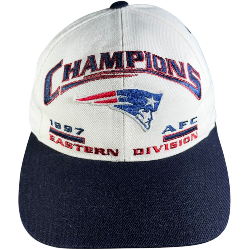 Vintage NFL New England Patriots AFC Champs Snapback Hat 90s