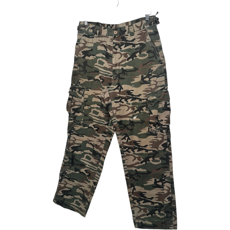 Vintage Military Camo Cargo Pants Men's 32x30.5